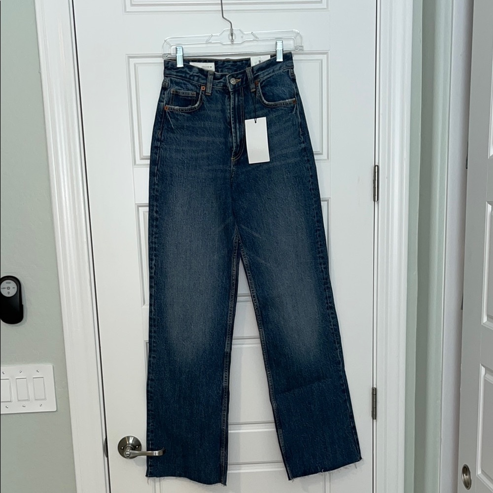 Zara Wide Leg Denim Jeans